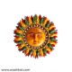 Sun Wall Hanging In Multicolor