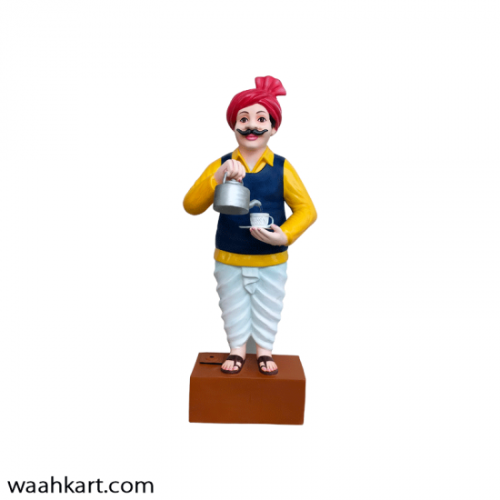 Tea Pouring Fountain Statue