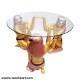 Three Egyptian Ladies Center Table (Without Glass)