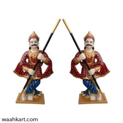 Rajasthani Jaya Vijaya Dwarpal Statue 