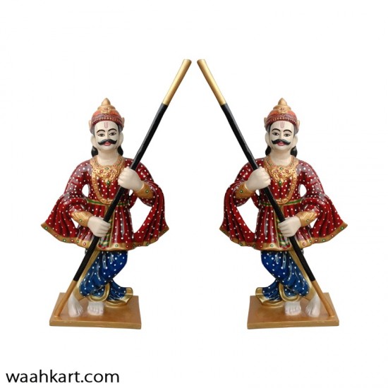 Rajasthani Jaya Vijaya Dwarpal Statue 