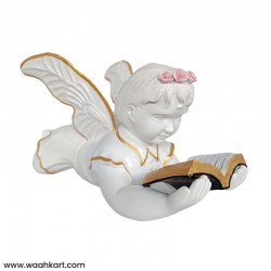Baby Angel Reading Bible