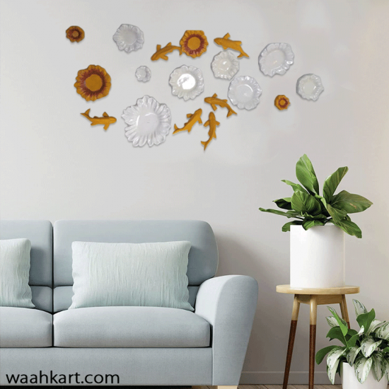 Fish And Flower Wall Hanging 
