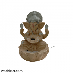 Lord Ganesha Lotus Water Fountain 