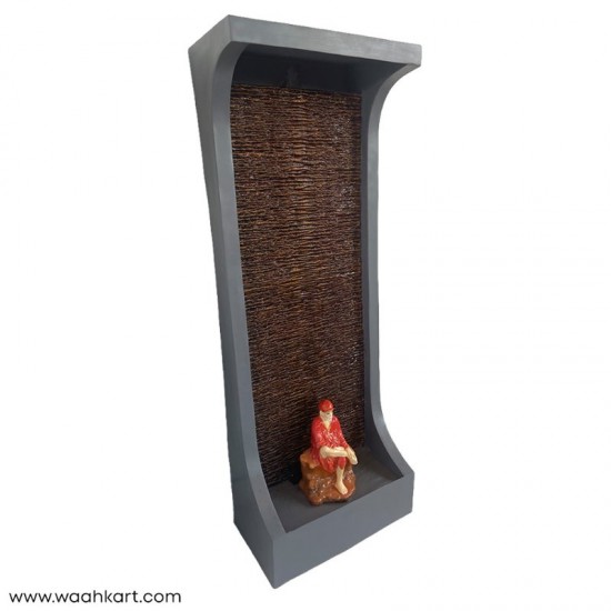 Mesmerising Tall Waterfall With Sai Baba Showpiece