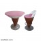 Ice Cream Shape 1Table or 1Chair - In Pink Shade