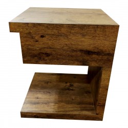 Modern Bed Side Table with Drawer Nordic Style Furniture Plywood