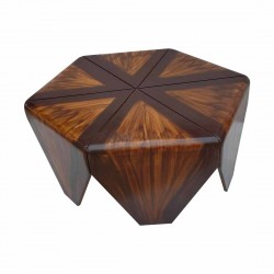 Hexagon Geometric Designer Center Table