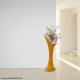 Y-Shaped Yellow Fancy Flower Vase
