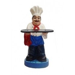A Waiter Statue-Serving With Pleasure