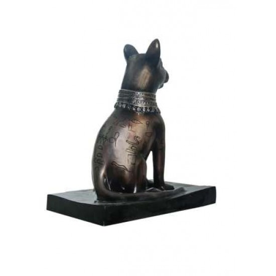 Ancient Egyptian Cat Statue- Metallic