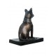 Ancient Egyptian Cat Statue- Metallic