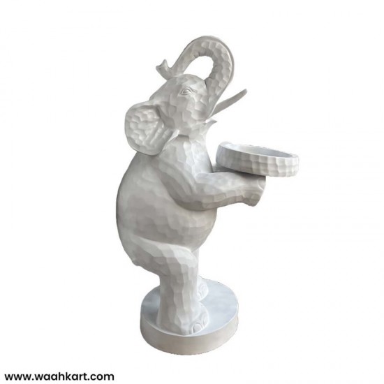 Effortless Elephant Statue With Tray