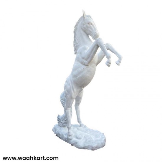 Horse Standing On Two Legs Handmade Statue