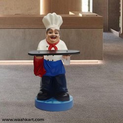 A Waiter Statue - Serving With Pleasure