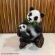 Adorable Panda With Its Cub