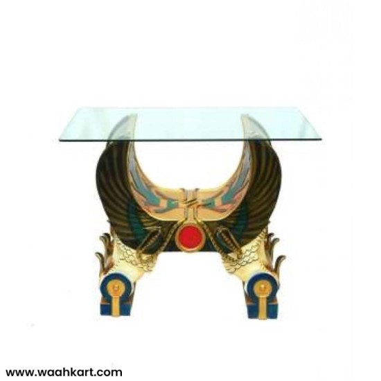Attractive Egyptian Look Center Table (Without Glass)