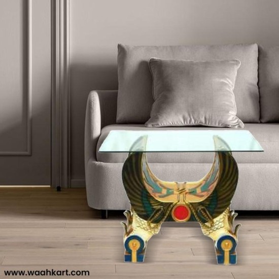 Attractive Egyptian Look Center Table (Without Glass)