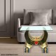 Attractive Egyptian Look Center Table (Without Glass)