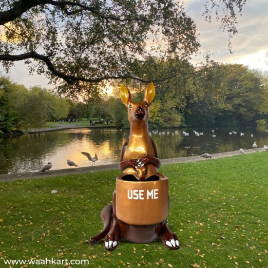 Attractive Kangaroo Shaped Big Size Dustbin