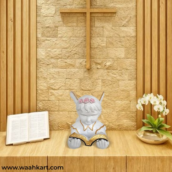 Baby Angel Reading Bible