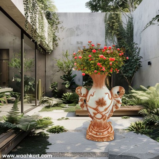 Beautiful Printed Flower Vase