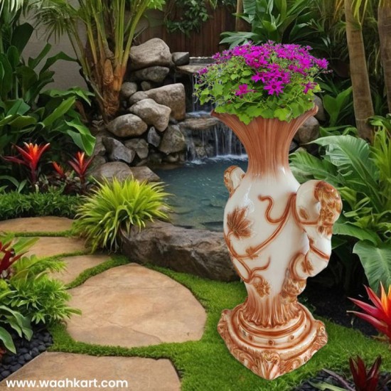 Beautiful Printed Flower Vase