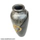 Beautiful Textured Vase - Silver And Black