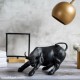 Charging Bull (Stock Market Rising Upmarket Trend)