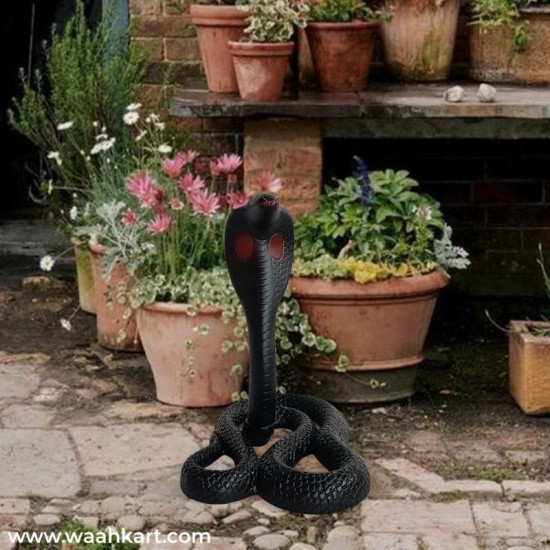 Black Cobra Sculpture