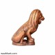 Brass Color Lion Statue