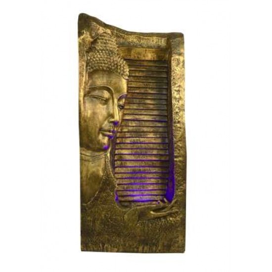 Buddha Side Face Fountain With LED Light