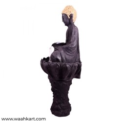 Buddha Statue With Lotus Base- Fountain