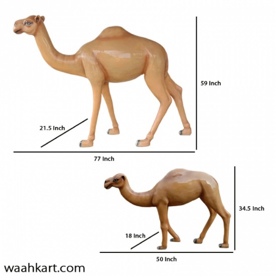 Camel With Its Calf Statue