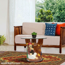 Center Table with Traditional Men (Without Glass)