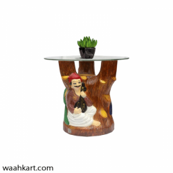 Center Table with Traditional Men (Without Glass)