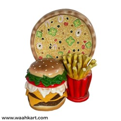 Combo Statue Of Pizza, Burger and French Fries