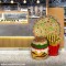 Combo Statue Of Pizza, Burger and French Fries