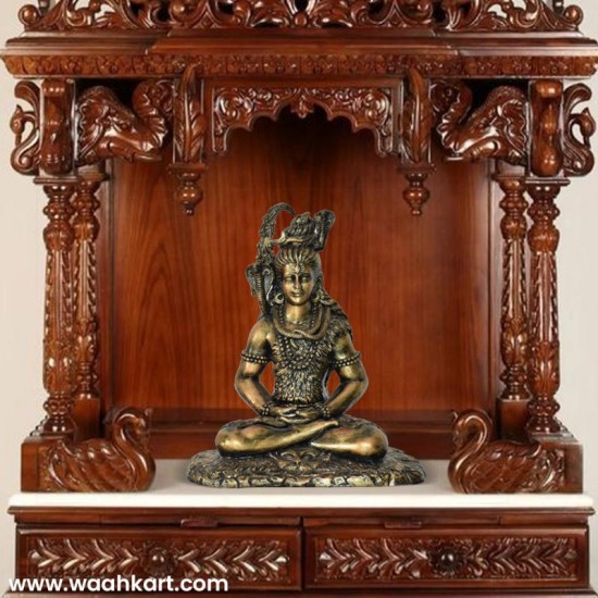 Copper Lord Shiv Statue