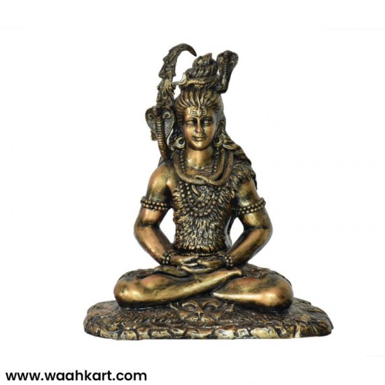 Copper Lord Shiv Statue