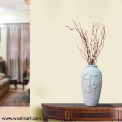 Couple Flower Vase In White Color