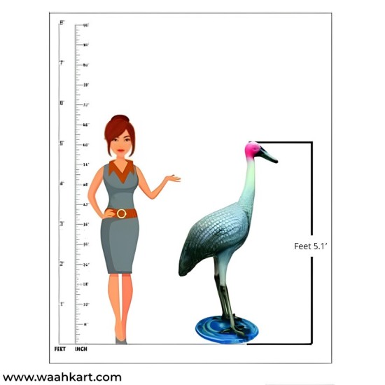 Crane - A Real Look Statue