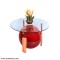 Cricket Bat And Ball Shape Center Table (Without Glass)