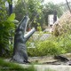 Crocodile Figurine Fountain