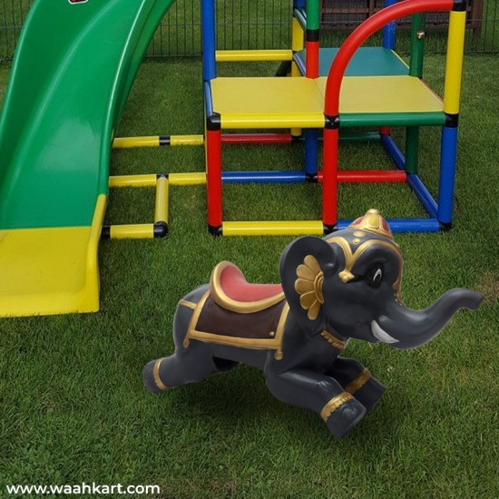 Cute Royal Baby Elephant Statue