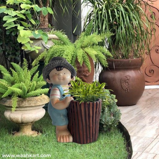 Cute Small Girl Planter