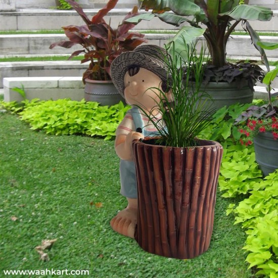 Cute Small Girl Planter