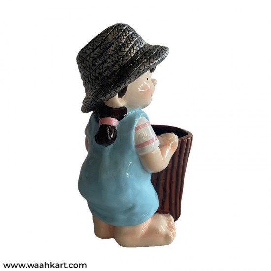 Cute Small Girl Planter