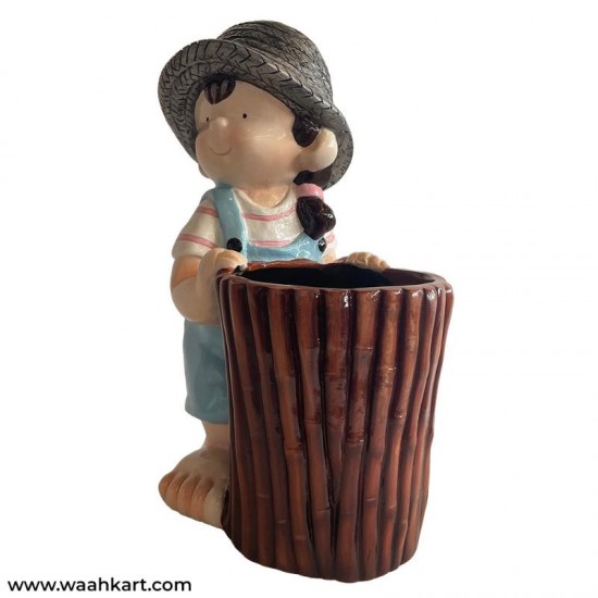 Cute Small Girl Planter