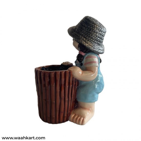 Cute Small Girl Planter